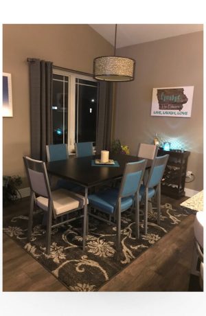 Amisco's Payton Dining Chairs with Nexus Dining Table
