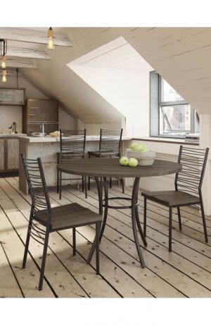 Amisco Crescent Dining Chair in Dining Room