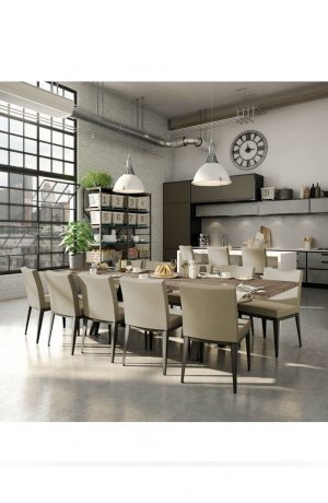 Amisco Pablo Chair in Industrial Modern Dining Room