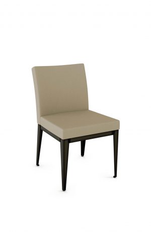 Amisco's Pablo Upholstered Dining Chair in Tan Fabric
