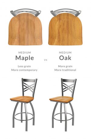 Holland's Catalina Comparison Between Medium Maple vs Medium Oak Wood Finish