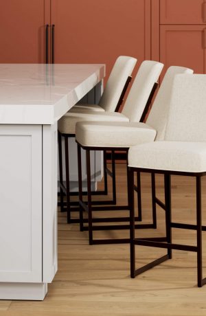 Wesley Allen's Marbury Modern Kitchen Bar Stools