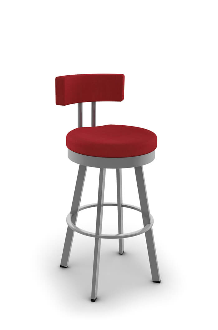 Amisco S Barry Swivel Bar Stool For, 24 Seat Height Bar Stools With Backs