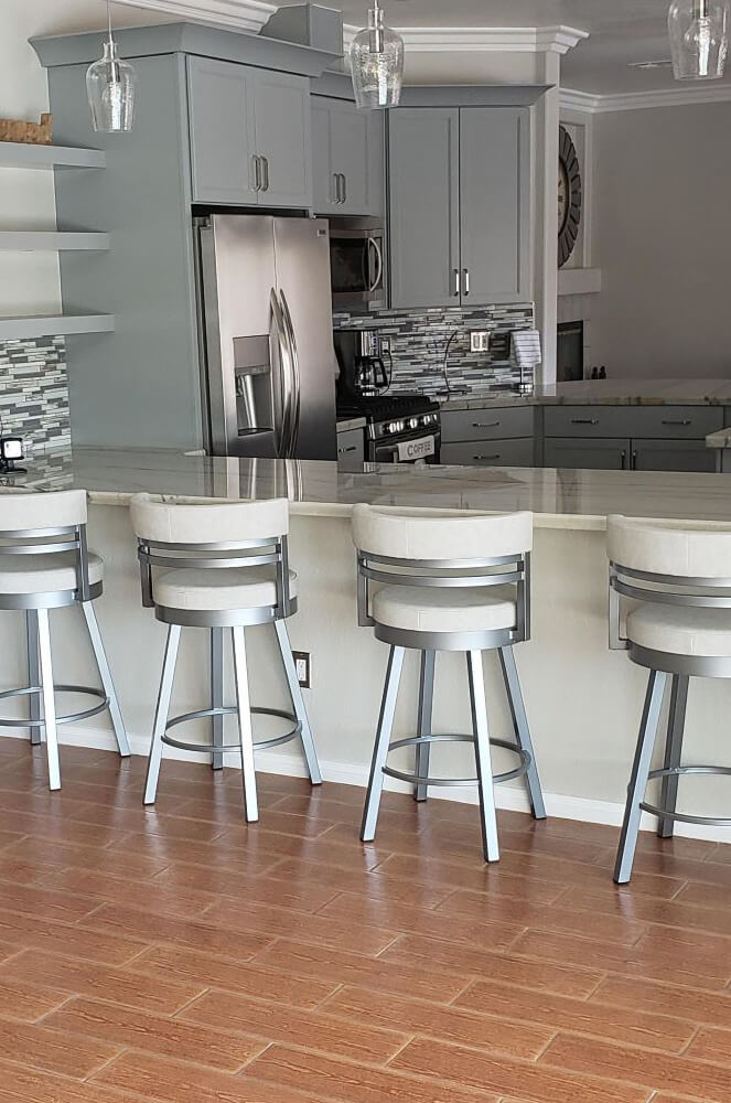 silver breakfast bar stools