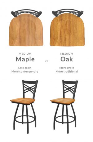 Holland's Catalina XL Comparison Between Medium Maple vs Medium Oak Wood Finish