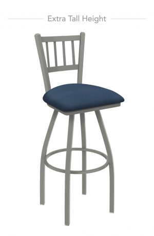 Holland's Contessa Swivel Extra Tall Stool with Mission Back