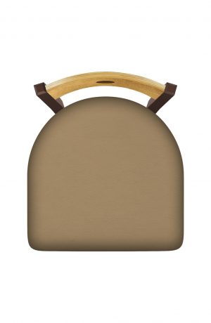 Holland's Voltaire Dining Chair - Top View of Seat Cushion and Curved Backrest