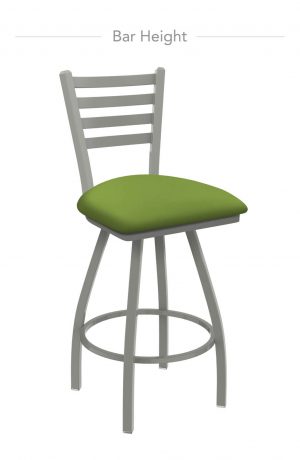 Holland's XL Jackie Swivel Bar Stool with Ladder Back
