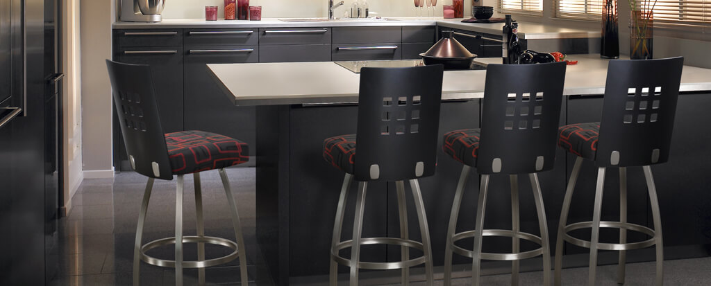 Featuring the Tristan stools by Trica