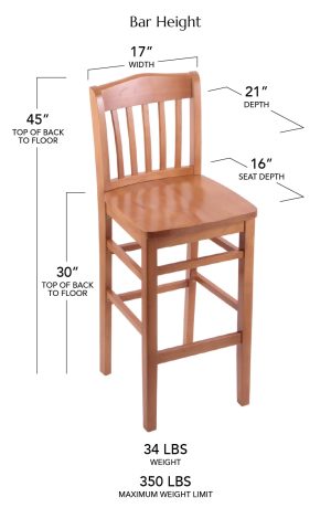 Bar Height Dimensions