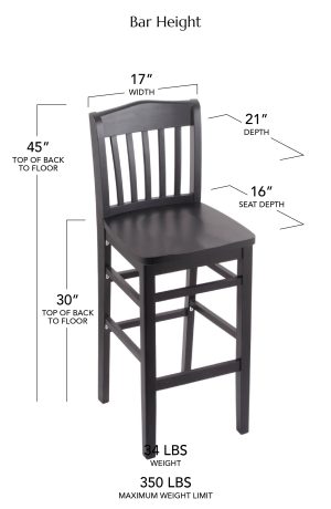 Bar Height Dimensions