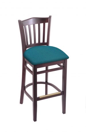 Holland's 3120 Hampton Bar Stool in Cover Cloth Cyan