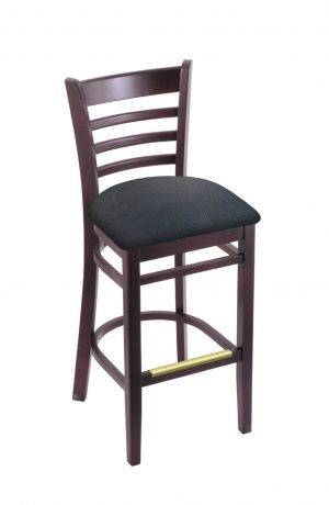 Holland's 3140 Hampton Bar Stool in Bobby Iris Blue Fabric