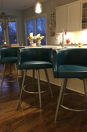 Featured Customer Photo Featuring Amisco's Radcliff Swivel Stool
