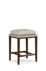 Fairfield's Noah Wooden Square Backless Counter Stool