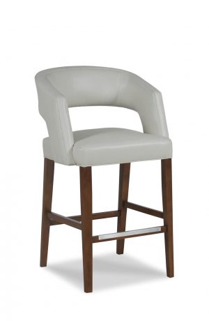 Fairfield's Bryant Wooden Bar Stool with Barrel-Shaped Back