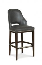 Fairfield's Darien Wooden Bar Stool with Upholstered Back