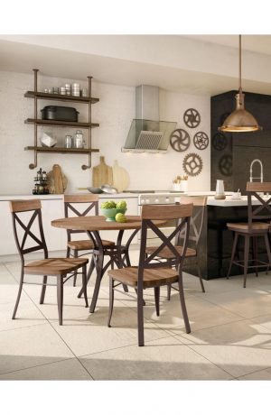 Amisco Kyle Dining Chairs in Modern Dining Room