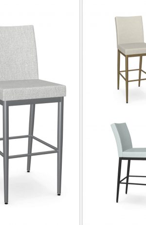 Amisco's Melrose Customizable Bar Stool in a Variety of Colors