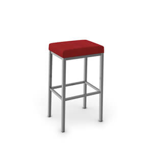 Top Rated Backless Bar Stool under $200 for Narrow Kitchens: Amisco's Bradley with Seat Cushion