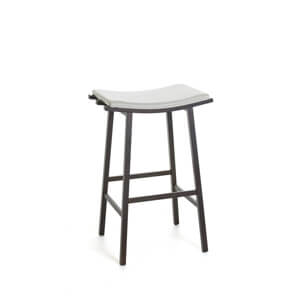 Top Rated Bar Stool under $200: Amisco's Nathan Backless Saddle Stool