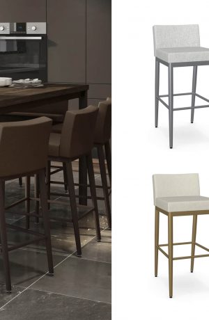 Amisco's Hanson Customizable Bar Stool in a Variety of Colors