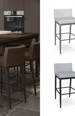 Amisco's Hanson Plus Customizable Bar Stool in a Variety of Colors