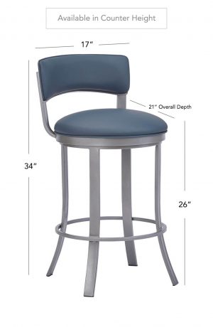 Wesley Allen's Bali Stool in Counter Height