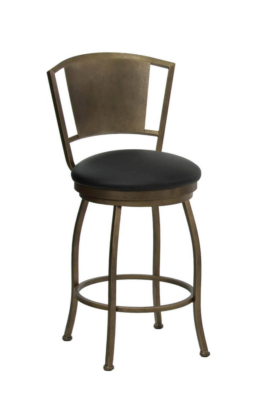 Berkeley Swivel Stool, 24 Swivel Bar Stools With Back And Arms