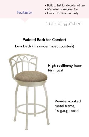 Features of this bar stool