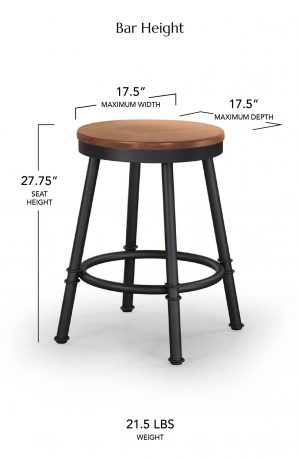 Trica's Sal Bar Height Dimensions