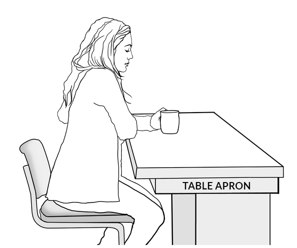 Apron on Table