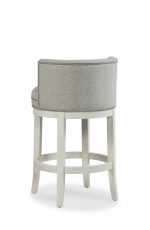 Fairfield's Cosmo Swivel Barstool with Upholstered Curved Backrest