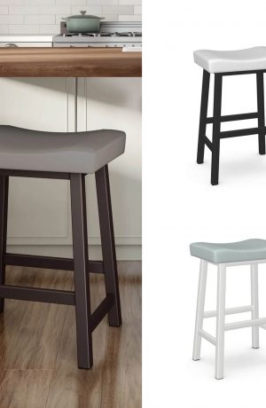 Amisco's Miller Customizable Bar Stool in a Variety of Colors