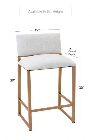 Wesley Allen's Franklin Modern Stool in Bar Height