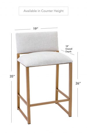 Wesley Allen's Franklin Modern Stool in Counter Height