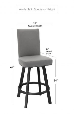 Spectator Height Measurements