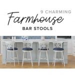 9 Charming Farmhouse Style Bar Stools