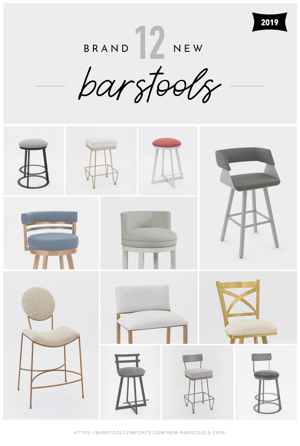 12 New Bar Stools for Your Kitchen in 2019 Barstool Comforts