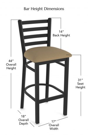 Holland's 400 Bar Height Dimensions