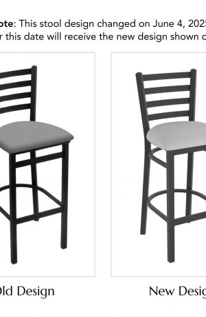 Please note: This stool design changed on June 4, 2025. Orders placed after this date will receive the new design shown on the right.