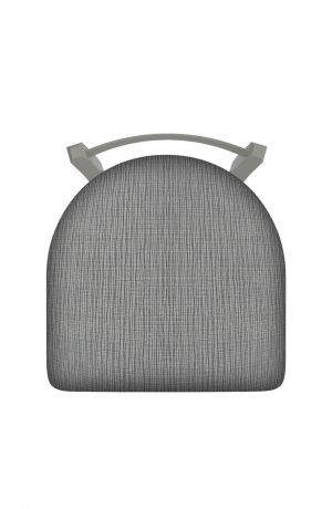 Holland's Catalina Low Back Stool - Top View of Seat Cushion and Curved Backrest