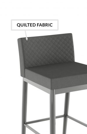 Metal Finish: 24 Magnetite • Back and Seat Covering: QA Thunderstorm
