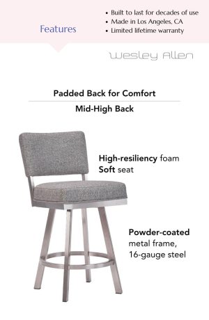 Features of this bar stool