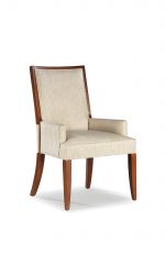 Fairfield Chair's Harvey Upholstered Arm Chair with Wooden Frame