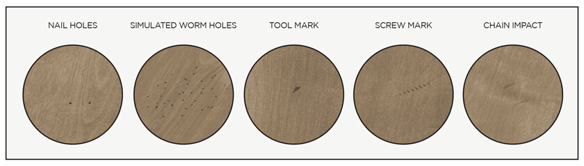 Amisco's Manual Characteristics of the Distressed Solid Wood