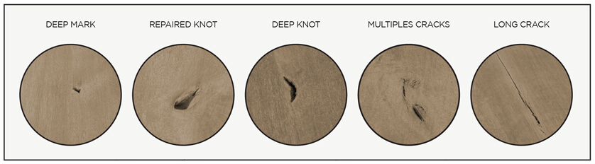 Amisco's Natural Characteristics of the Distressed Solid Wood