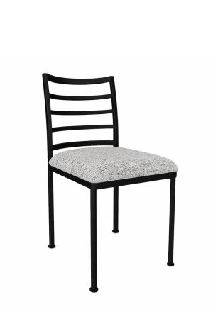Wesley Allen's Benton Black Dining Chair with Fabric