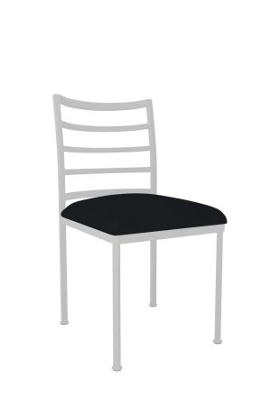 Wesley Allen's Benton Modern Metal White Dining Chair