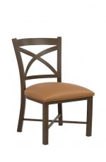 Wesley Allen's Edmonton Stationary Brown Dining Chair